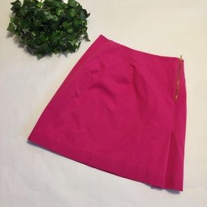 LILLY PULITZER pink side zip skirt